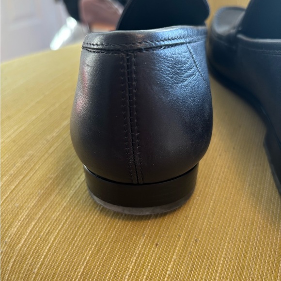 Salvatore Ferragamo Black Leather Slip-On Loafers, mint condition main image 4